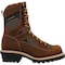 Georgia Boot LTX, Men's 9 in Composite Toe Logger Work Boot, Brown, 14, M, GB00617 GB00617 - alternate 4